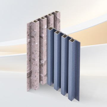 Waterproof Interior Wood Plastic Composite Fluted Wall Panel